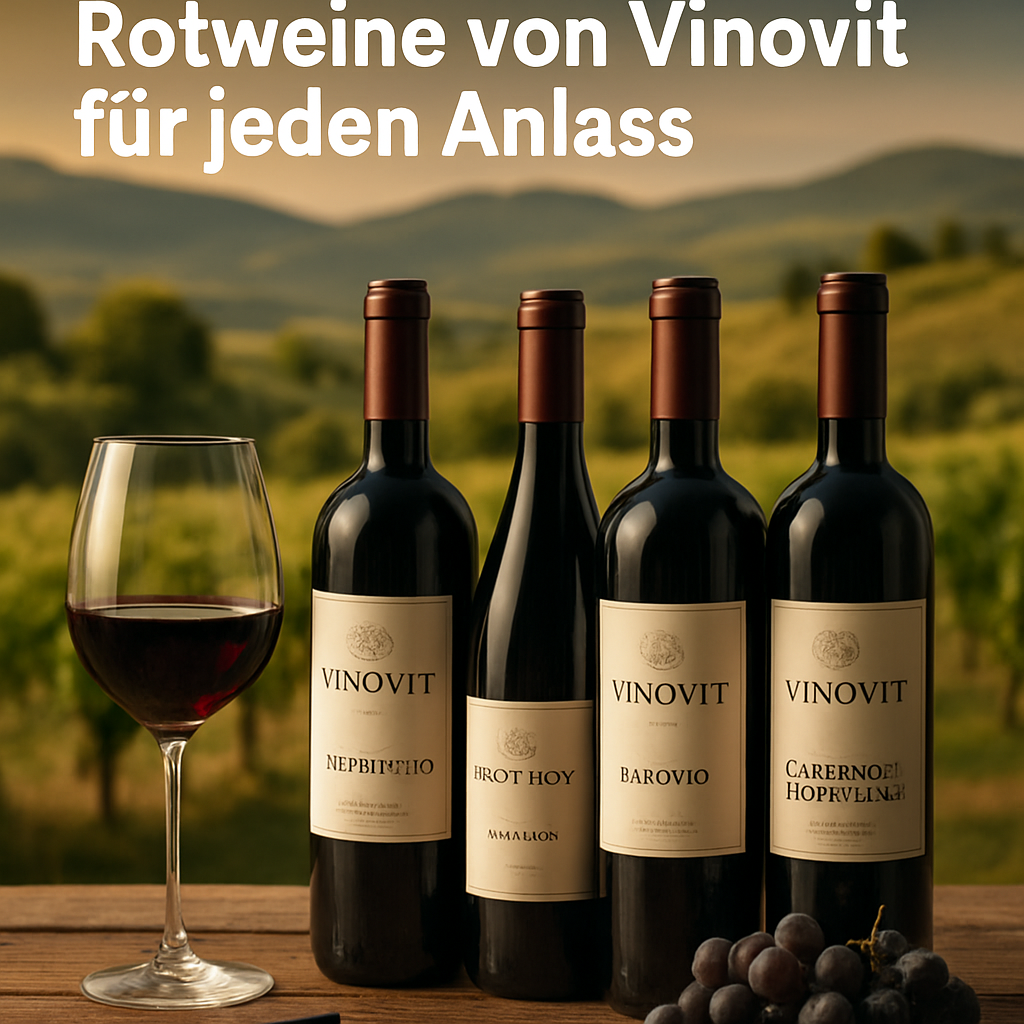 Entdecken Sie die besten Rotweine von Vinovit für jeden Anlass